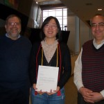 Hui Wang received Fall 2010 Research Excellence Award