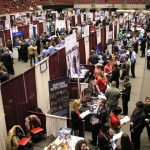 Student interviews increase at spring career fair
