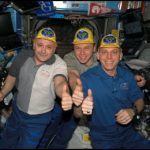 Anderson and crewmates move Soyuz