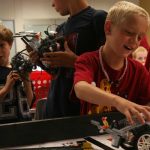 Young students explore robotics at engineering camp