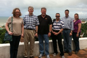 ABE faculty and staff, (from left to right): Gretchen Mosher, Brian Steward, Steve Mickelson, Steve Hoff, Kurt Rosentrater, and Lindsay Diers.