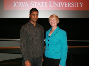 Matthew Panthani was recognized at the Fall Convocation ceremony on August 26, 2014.
