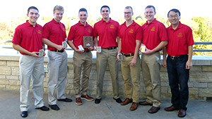 Iowa State placed second in the Commercial Division of the 2014 Associated Schools of Construction Region IV Competition.