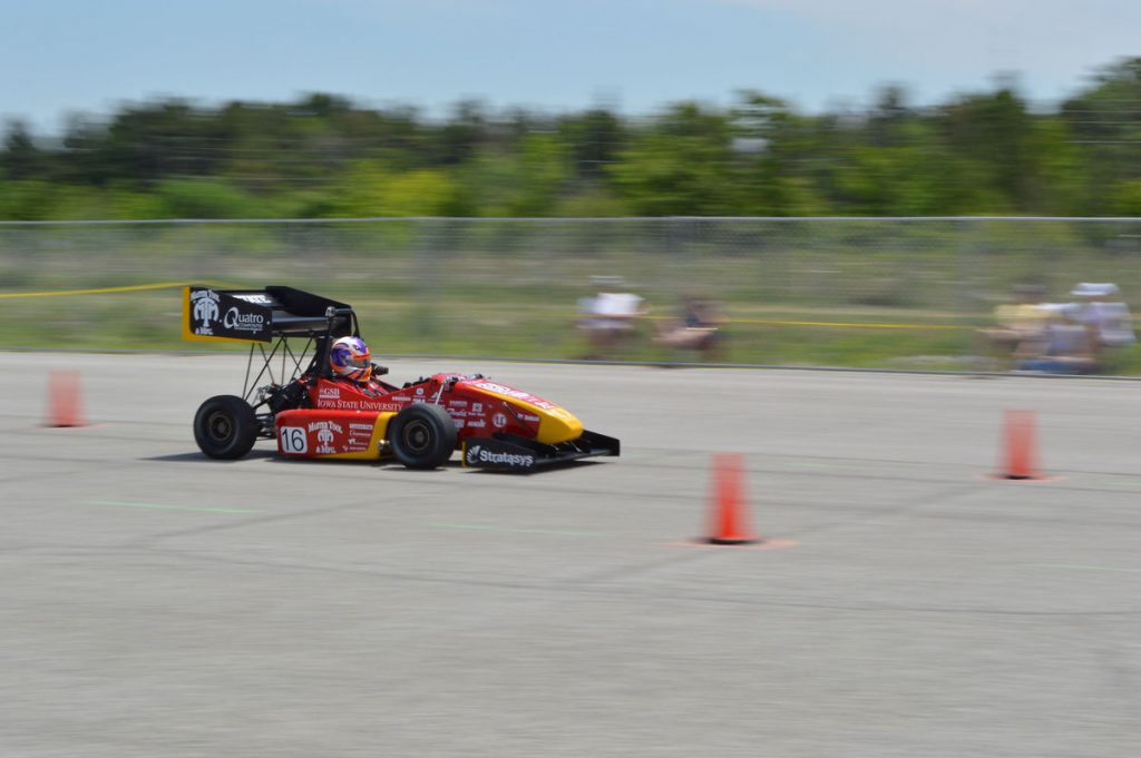 Cyclone Racing competed in Lincoln, Neb., June 17-20 at a SAE Formula competition. Courtesy of Roger Steinforth.