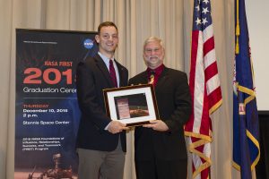 Radke graduating from the FIRST program. 