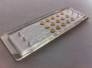  This type of chip offers 50-100 fold more sensitivity compared with the traditional ELISA for detecting biomarkers for prostate cancer (PC). 