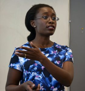 Mechanical engineering assistant professor Sarah Bentil