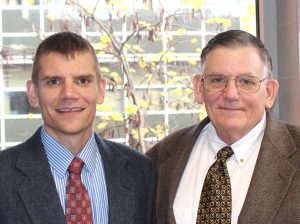 PPEA recipient Matt Kipper is joined by his father, Dr. Roy Kipper, DVM.