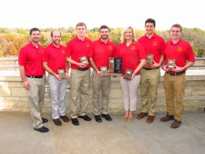 ISU CCEE Associated Schools of Construction - Design-Build Team with Mac Alberts, third from right