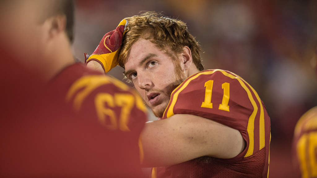 Iowa State tight end Chase Allen 