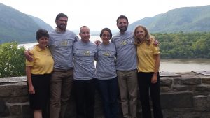 Kristen Cetin (far right) snaps a quick photo with her mentee group during ExCEEd. <i> Photo courtesy Kristen Cetin. </i>