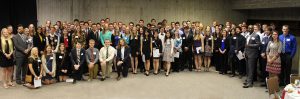 Large group photo of undergrad scholars