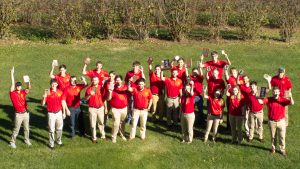 Team members of the ISU ASC Competition Teams show off their winnings. <i> Photos courtesy Phil Barutha and Charlie Sweeney. </i>