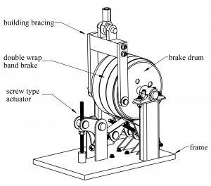 A technical drawing of Downey's variable damper. <i> Courtesy Austin Downey.</i>