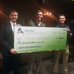 Engineering student duo wins Best New Innovation award at Iowa State’s Innovation Pitch Competition