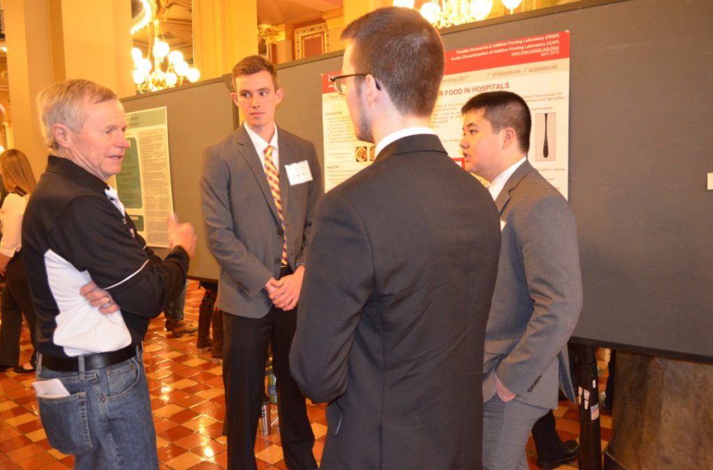 Industrial engineering students participate in Research at the Capitol day