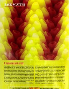 A nanovolcano array