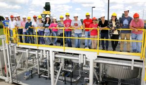 Grad students at Bio-Polymer Processing Facility