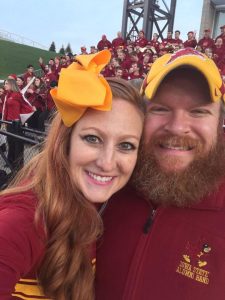 Adam and Allison at jack Trice newer photo