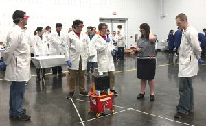 Chem-E-Car crew at compeition