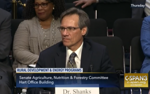 Shanks testifying to US Senate