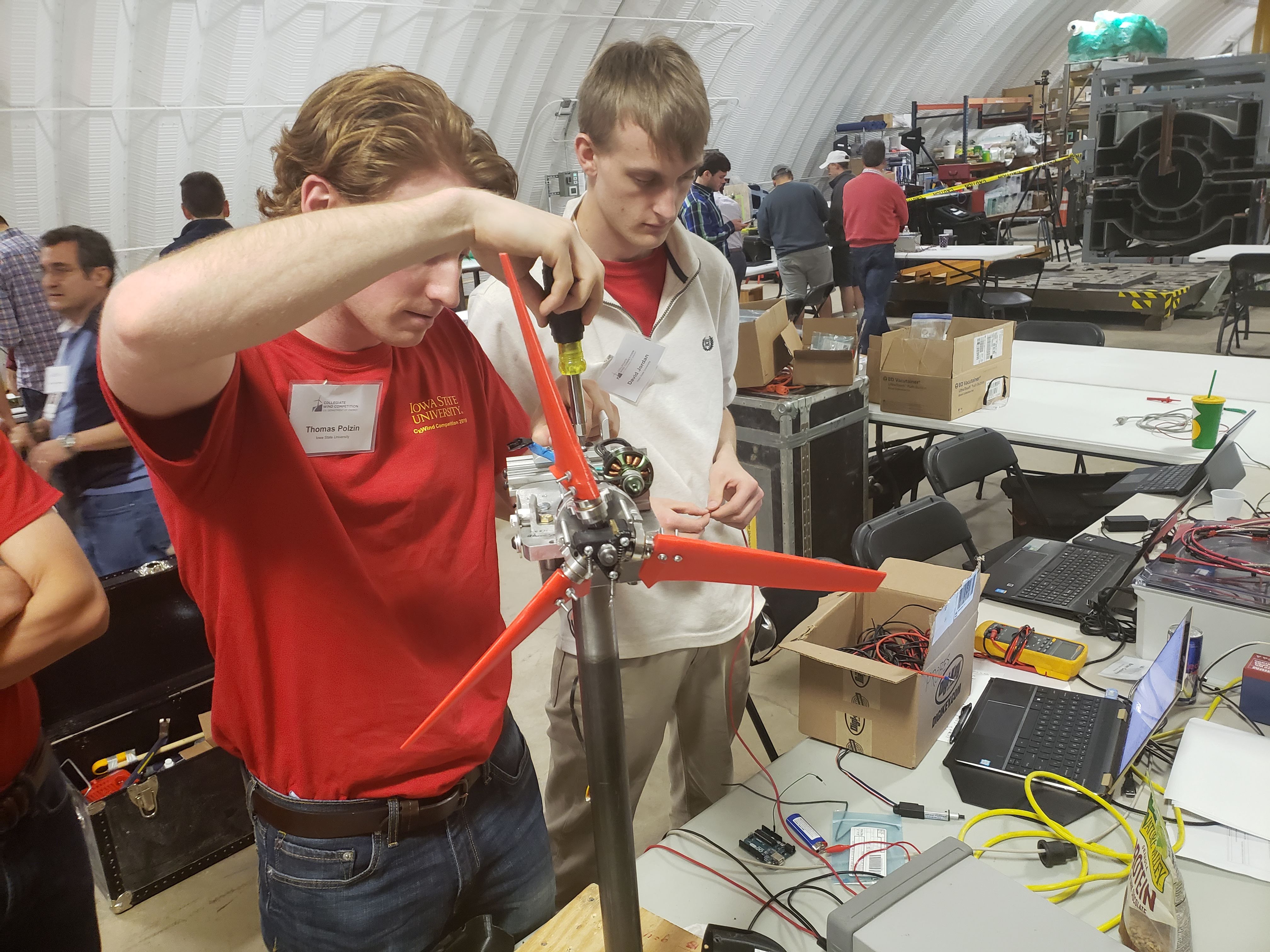 CyWind takes home project development award at Collegiate Wind Competition  - College of Engineering News