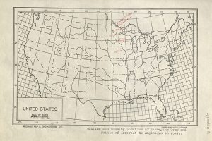 This rudimentary map illustrates the approximate location of Camp Marston.