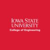 Iowa State University College of Engineering, white wordmark on red background