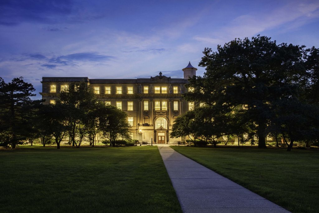 A shot of the historic Marston Hall on the Iowa State University campus