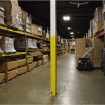 A shot of a large warehouse