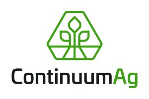 Photo of Continuum Ag Logo, a mountain shape with leaves inside