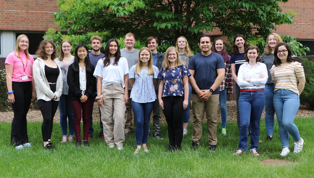 BioMaP REU students group photo