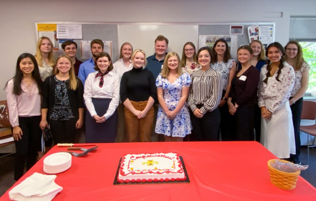 BioMap REU Students of 2022 celebrate their summer at ISU. 