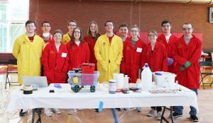 AIChE CyDuck Chem-E-Car team at Mid-America Regional competition, April, 2022.