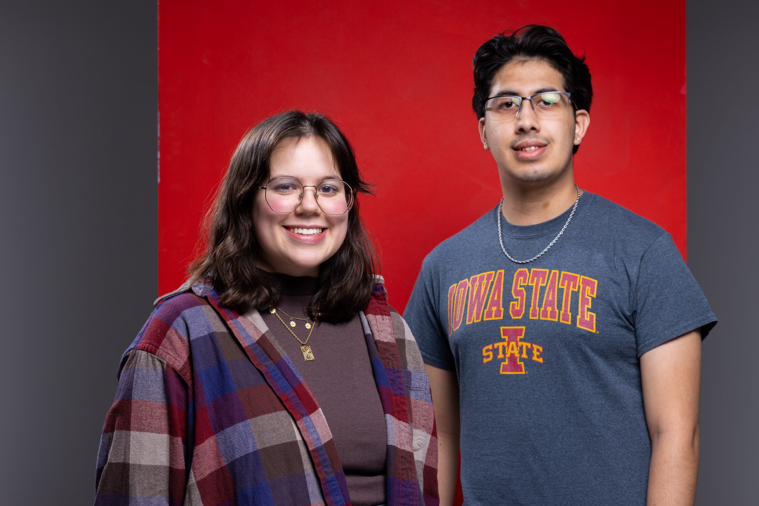 Cyclone Engineering leaders of SHPE Andres Ceballos and Roxanna Arreola