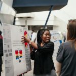 Students gain hands-on experience presenting in poster competition