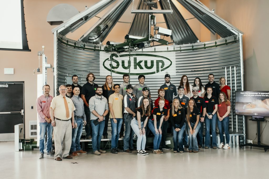 Student group posing for photo