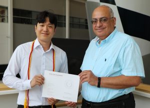 Jingcheng Wang and T.A. Wilson Professor of Aerospace Engineering Ashraf Bastawros