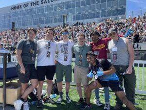 HABET team at eclipse launch site, Southern Illinois University