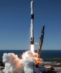 Falcon 9 rocket launch at Kennedy Space Center