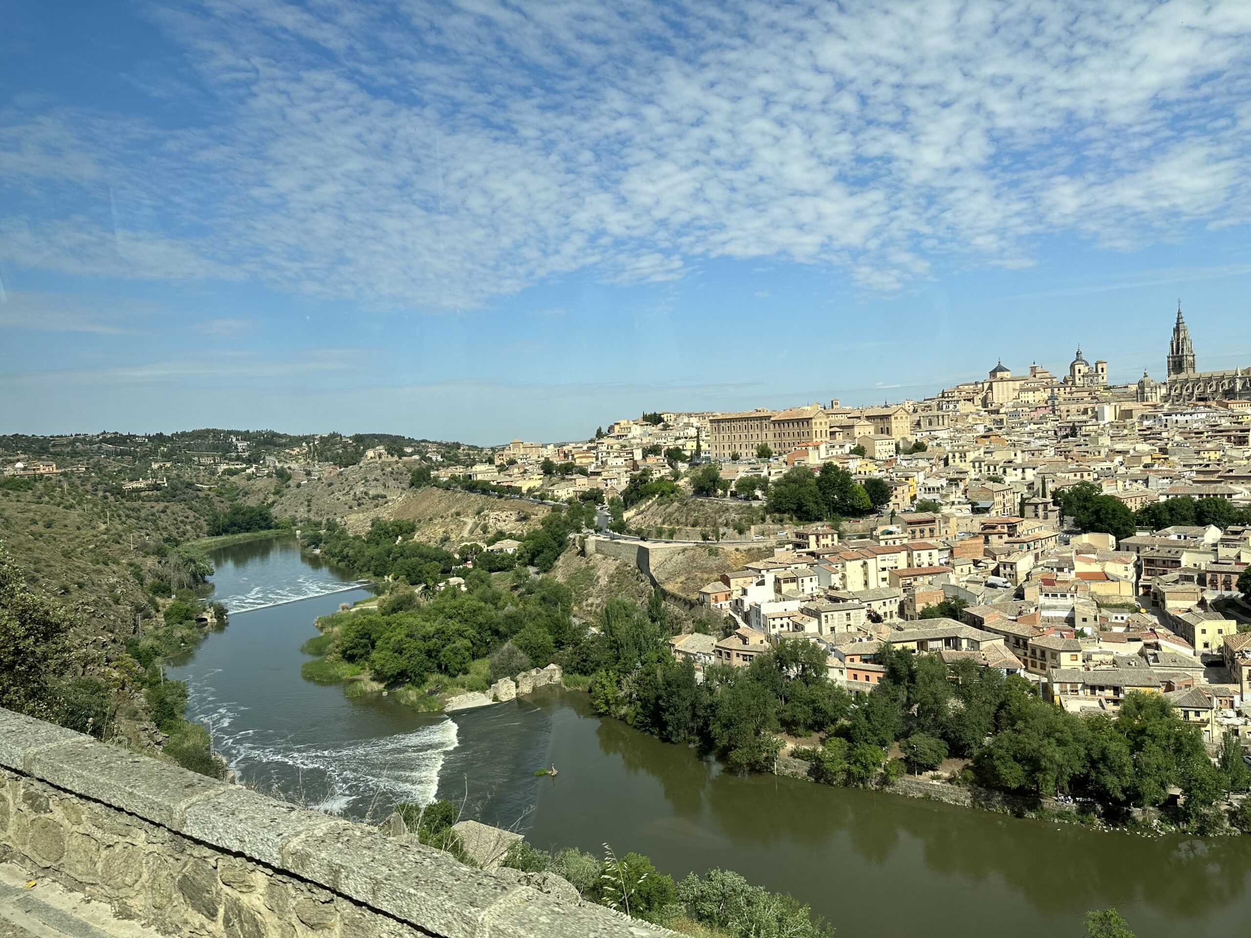 A city is pictured on a study abroad experience.