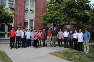 The Chinese Ministry of Agriculture visits Davidson Hall.